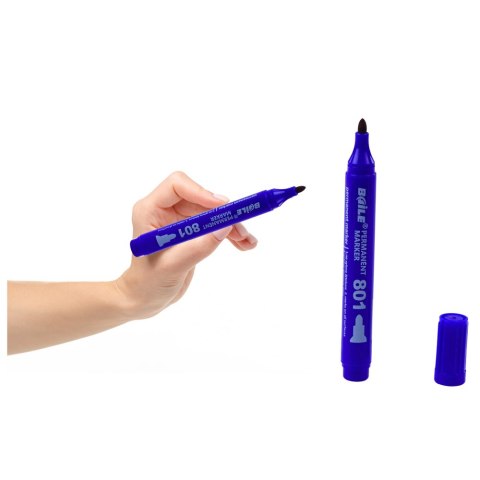 MARKER PERMANENTNY WODOODPORNY NIEBIESKI 2,5-4,5 MM