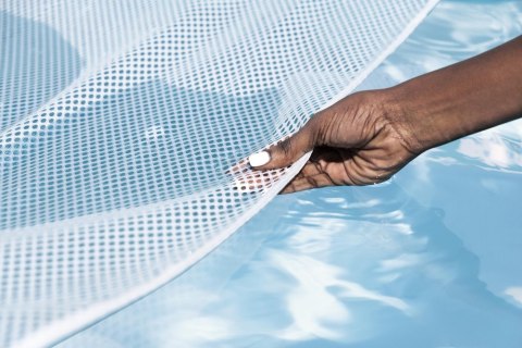 DMUCHANY MATERAC DO PŁYWANIA SIATKOWY MIĘTOWY 140 X 87 CM BESTWAY 43839