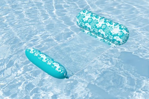 DMUCHANY MATERAC DO PŁYWANIA SIATKOWY MIĘTOWY 140 X 87 CM BESTWAY 43839