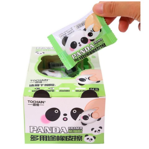 GUMKA DO ŚCIERANIA ZMAZYWANIA SZKOLNA BIUROWA PANDA