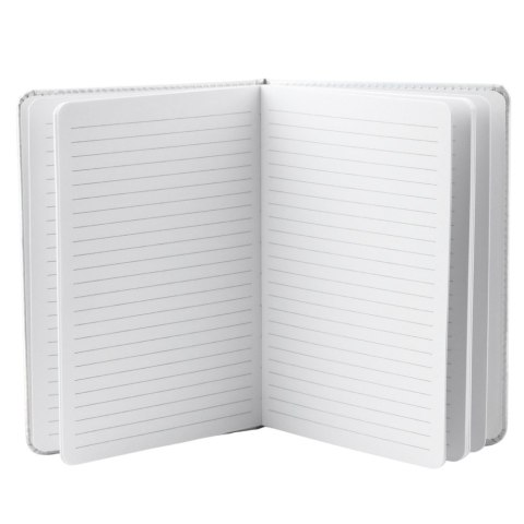 NOTATNIK ZESZYT PLANNER W LINIE LIŚCIE MONSTERA GUMKA A5 80 KARTEK