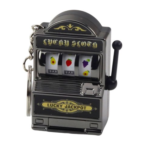 BRELOK MINI MASZYNA KASYNOWA SLOT AUTOMAT RUCHOMY DRĄŻEK MIX KOLOR