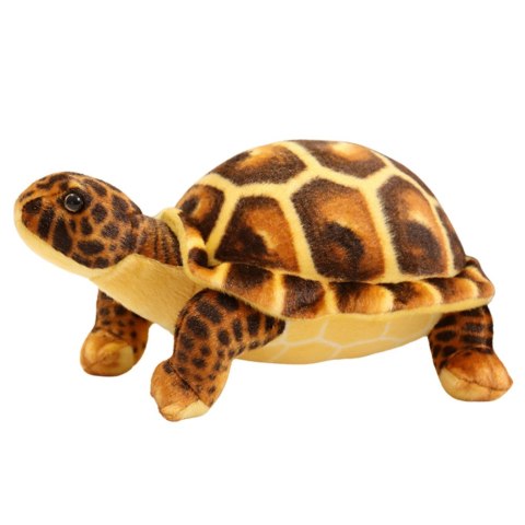MASKOTKA PLUSZOWA ŻÓŁW PRZYTULANKA PLUSZAK BRĄZOWY 25CM
