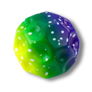PIŁECZKA Z WGŁĘBIENIAMI DO ODBIJANIA UGNIATANIA PIANKOWA KOLOROWA 10CM