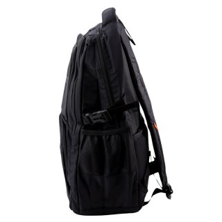 PLECAK MIEJSKI FUNKCJONALNY 9 KIESZENI CZARNY 35L 48CM
