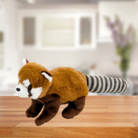 PLUSZOWA MASKOTKA PRZYTULANKA PANDA CZERWONA 45CM