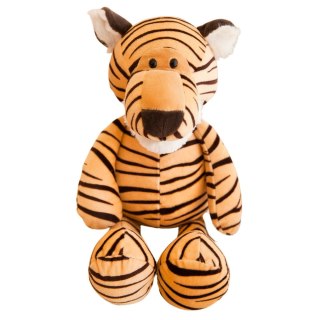 PLUSZOWA MASKOTKA PRZYTULANKA TYGRYS W PASKI 25CM