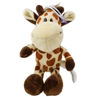 PLUSZOWA MASKOTKA PRZYTULANKA ŻYRAFA Z PRZYSSAWKĄ 23 X 12 CM