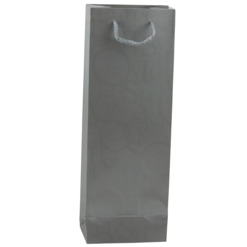 TORBA PREZENTOWA NA BUTELKĘ WINO WZÓR Z NAPISAMI 35 X 12 X 9 CM