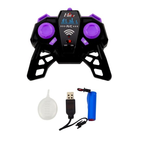 AUTO TERENOWE POLICYJNE OFF-ROAD RC ZDALNIE STEROWANE CZARNE 1:16