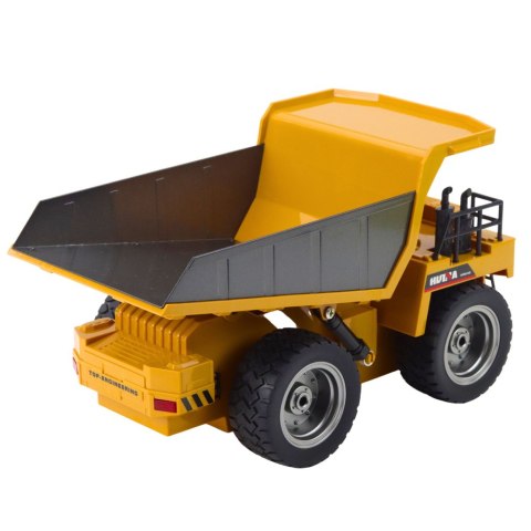 CIĘŻARÓWKA WYWROTKA HUINA ZDALNIE STEROWANA RC ŻÓŁTA 9-CH 1:18