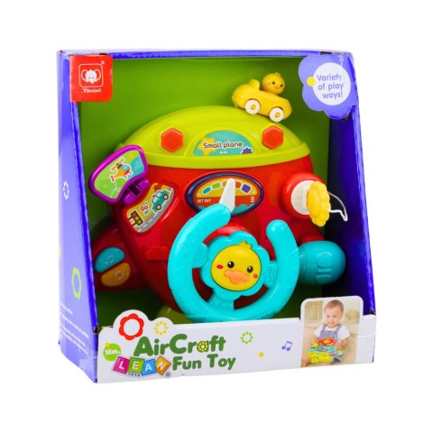 INTERAKTYWNY SAMOLOT TABLICA KOKPIT WIELOFUKNCYJNA MAŁY PILOT DŹWIĘKI