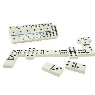 KLASYCZNA GRA DOMINO TRADYCYJNE SZÓSTKOWE ETUI 28 KAMIENI