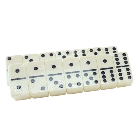 KLASYCZNA GRA DOMINO TRADYCYJNE SZÓSTKOWE ETUI 28 KAMIENI
