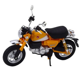 MOTOCYKL RETRO KLASYCZNY METALOWY ŚWIATŁA ŻÓŁTY 1:12