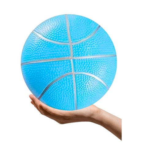 PIŁKA PLAŻOWA GUMOWA PASTELOWA LEKKA NIEBIESKA 20CM
