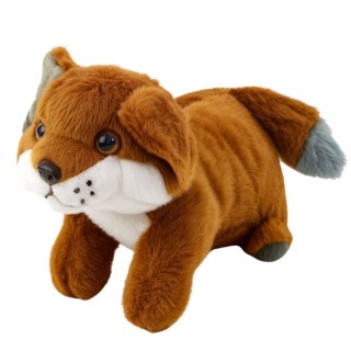 PLUSZOWA MASKOTKA PRZYTULANKA LIS BRĄZOWY RUDY 28CM