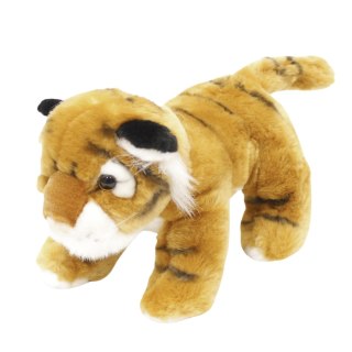 PLUSZOWA MASKOTKA PRZYTULANKA TYGRYS KOT BRĄZOWY 25CM