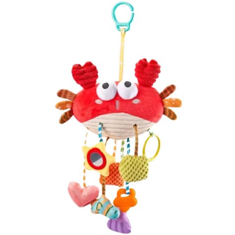 ZABAWKA SENSORYCZNA ZAWIESZKA DO ŁÓŻECZKA KRAB 9W1