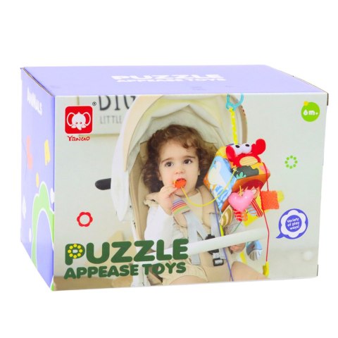 ZABAWKA SENSORYCZNA ZAWIESZKA DO ŁÓŻECZKA KRAB 9W1