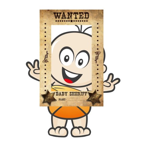 BABY SHERIFF - ŚLINIAK Z RĘKAWAMI