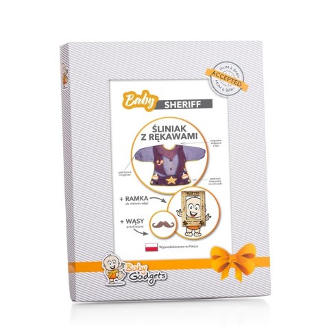 BABY SHERIFF - ŚLINIAK Z RĘKAWAMI