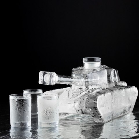 CZOŁG KARAFKA DO WÓDKI 1L PREZENT DLA ŻOŁNIERZA