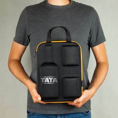 ETUI NA WHISKY ZE SZKLANKAMI FROSTER DLA TATY -PREZENT DZIEŃ OJCA -URODZINY