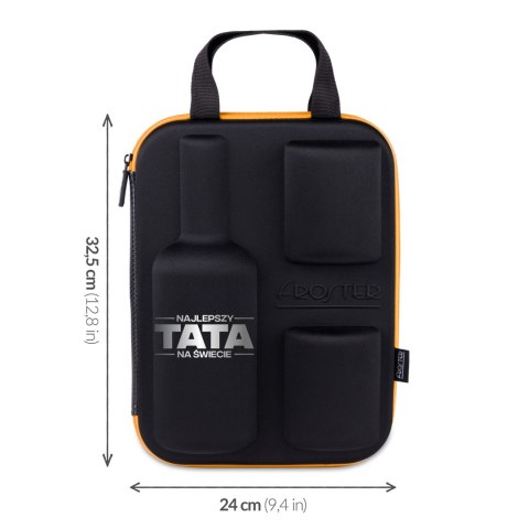 ETUI NA WHISKY ZE SZKLANKAMI FROSTER DLA TATY -PREZENT DZIEŃ OJCA -URODZINY