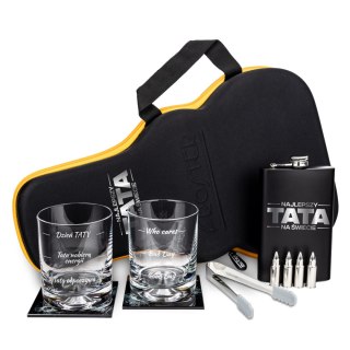 GITAROWY ZESTAW DO WHISKY FROSTER DLA TATY - PREZENT DZIEŃ OJCA - URODZINY