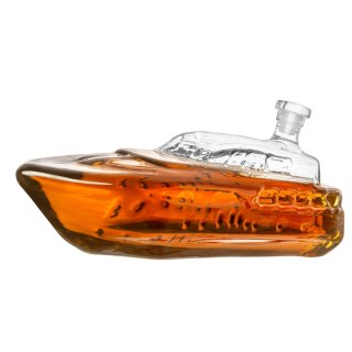 KARAFKA JACHT DO WHISKY 1L - PREZENT NA URODZINY - PREZENT DLA FACETA