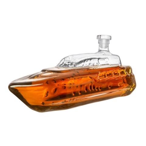 KARAFKA JACHT DO WHISKY 1L - PREZENT NA URODZINY - PREZENT DLA FACETA