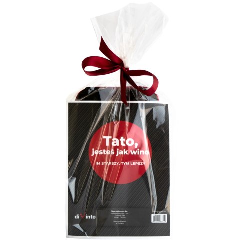 ZESTAW MIŁOŚNIKA WINA DIVINTO DLA TATY - PREZENT NA DZIEŃ OJCA - URODZINY
