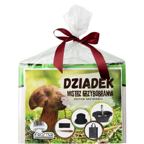 ZESTAW NIEZBĘDNIK GRZYBIARZA DLA DZIADKA - PREZENT NA DZIEŃ DZIADKA