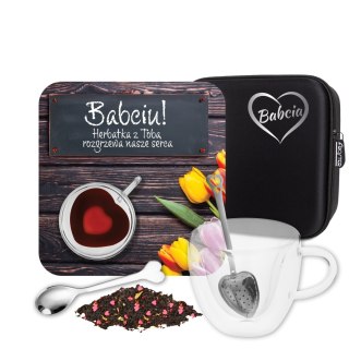 ZESTAW PREZENTOWY DLA BABCI - SERCE BABCI - PREZENT NA DZIEŃ BABCI