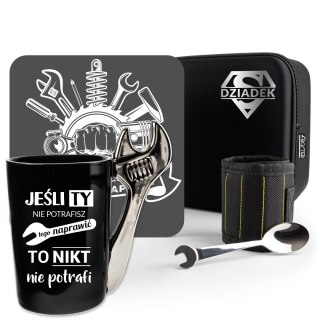 ZESTAW PREZENTOWY DLA DZIADKA - ZŁOTA RĄCZKA - PREZENT NA DZIEŃ DZIADKA