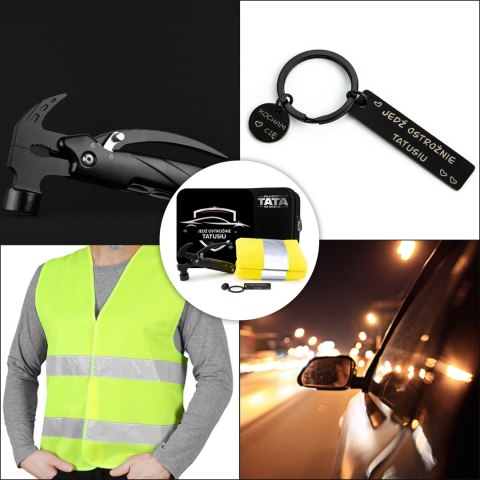 ZESTAW PREZENTOWY DLA TATY - JEDŹ OSTROŻNIE TATUSIU - BEZPIECZNY KIEROWCA