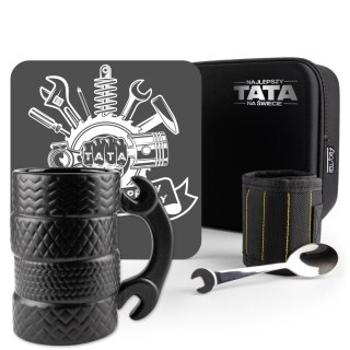 ZESTAW PREZENTOWY DLA TATY - TATA MIŁOŚNIK MOTORYZACJI - PREZENT DZIEŃ OJCA