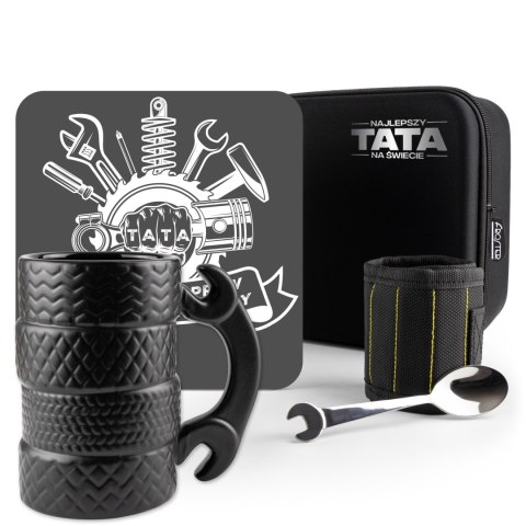 ZESTAW PREZENTOWY DLA TATY - TATA MIŁOŚNIK MOTORYZACJI - PREZENT DZIEŃ OJCA