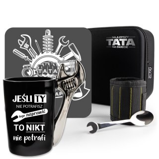 ZESTAW PREZENTOWY DLA TATY - TATA ZŁOTA RĄCZKA