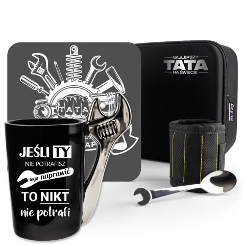 ZESTAW PREZENTOWY DLA TATY - TATA ZŁOTA RĄCZKA