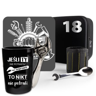 ZESTAW PREZENTOWY DLA ZŁOTEJ RĄCZKI - NA 18 URODZINY DLA FACETA BRATA SYNA