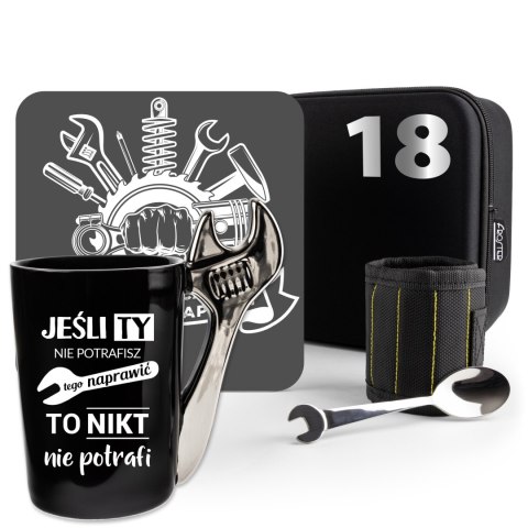 ZESTAW PREZENTOWY DLA ZŁOTEJ RĄCZKI - NA 18 URODZINY DLA FACETA BRATA SYNA