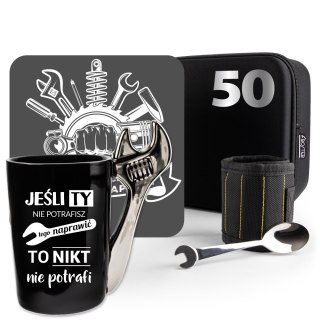 ZESTAW PREZENTOWY DLA ZŁOTEJ RĄCZKI - NA 50 URODZINY DLA FACETA BRATA OJCA