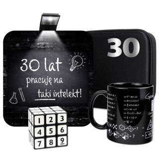 ZESTAW PREZENTOWY NA 30 URODZINY GENIUSZA - PREZENT DLA MĄDREGO 30 LATKA