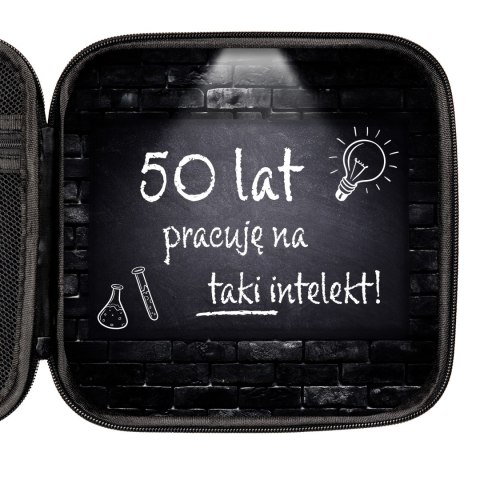 ZESTAW PREZENTOWY NA 50 URODZINY GENIUSZA - PREZENT DLA MĄDREGO 50 LATKA