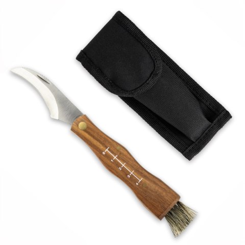 ZESTAW GRZYBIARZA KOSZ NÓŻ CZAPKA TORBA NA GRZYBY