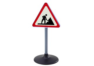 DUŻY ZNAK OSTRZEGAWCZY PRACE DROGOWE EDUKACYJNY 70CM