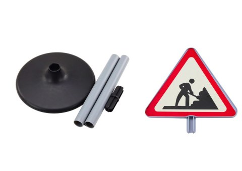 DUŻY ZNAK OSTRZEGAWCZY PRACE DROGOWE EDUKACYJNY 70CM