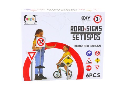 DUŻY ZNAK OSTRZEGAWCZY PRACE DROGOWE EDUKACYJNY 70CM